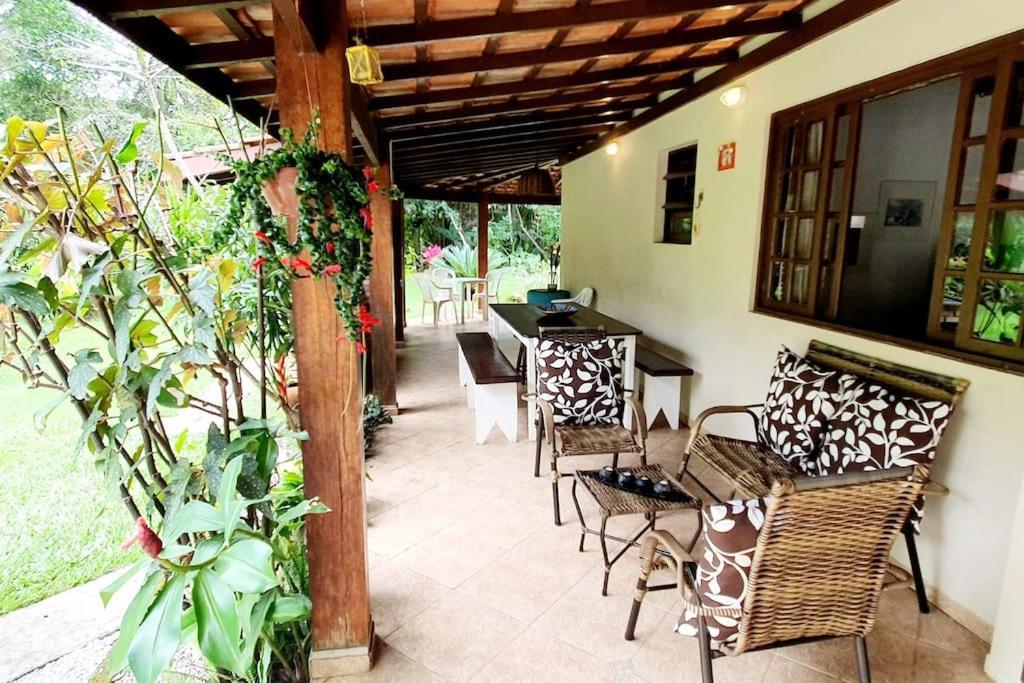 Itamambuca A Beira Mar Com Piscina Villa Ubatuba Bagian luar foto